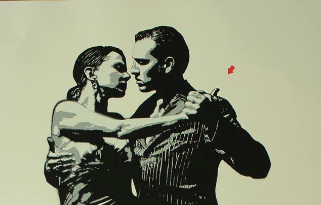 Couple de danseurs par Aérosol - Copie